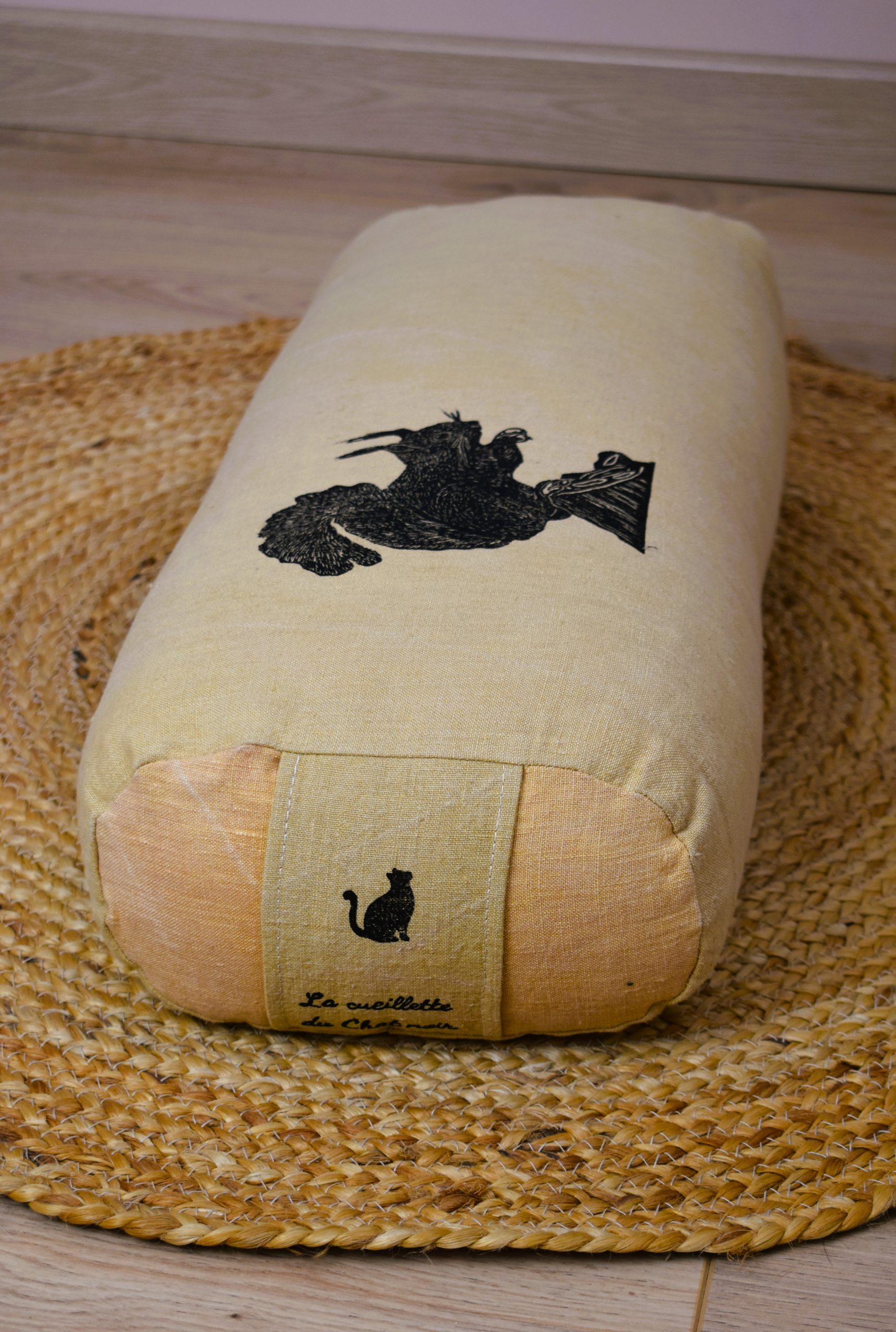 coussin bolster yoga meditation relaxation confort