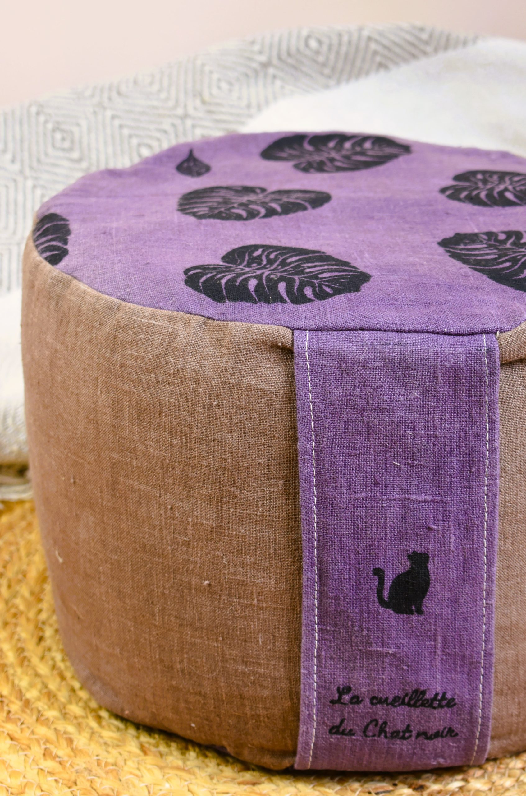 coussin zafu haut yoga meditation relaxation confort