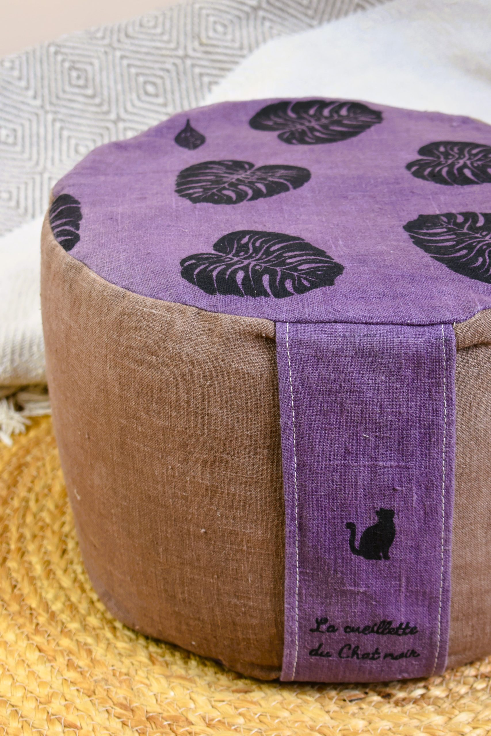 coussin zafu haut yoga meditation relaxation confort