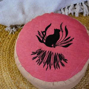 coussin zafu haut yoga meditation relaxation confort