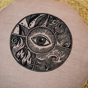 Zafu voyageur nomade coussin yoga meditation relaxation confort