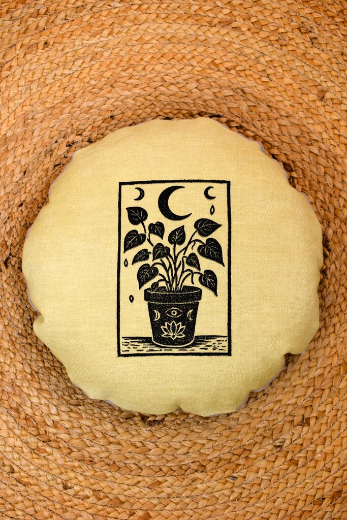 coussin zafu voyageur nomade yoga meditation relaxation confort