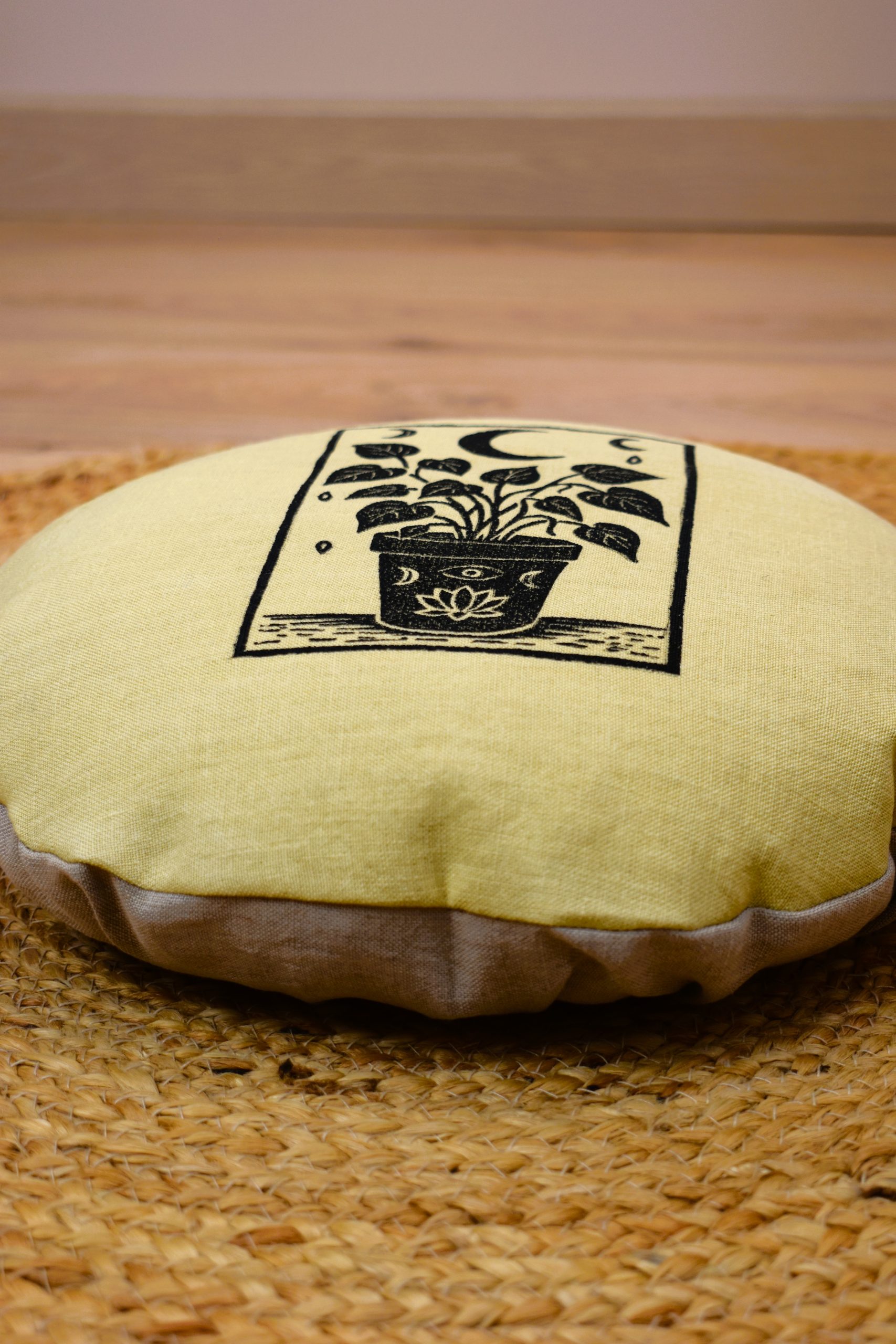 coussin zafu voyageur nomade yoga meditation relaxation confort