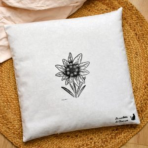 Oreiller épeautre bio 50x50 – Oreiller cervical naturel respirant et ajustable