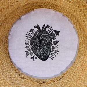 Coussin écologique yoga méditation relaxation confort zafu bas