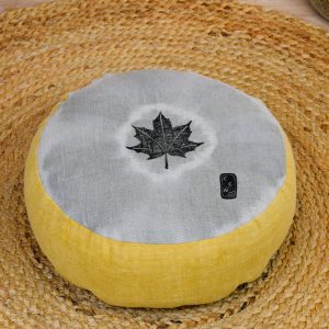 Zafu bas coussin écologique yoga méditation relaxation confort