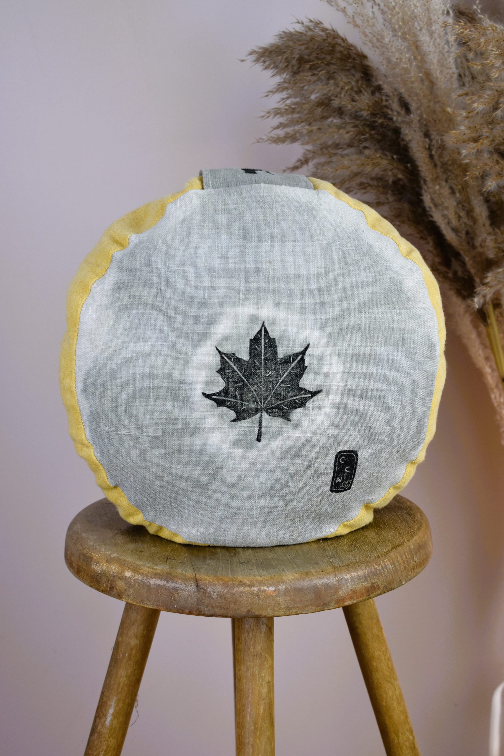 Zafu bas coussin écologique yoga méditation relaxation confort