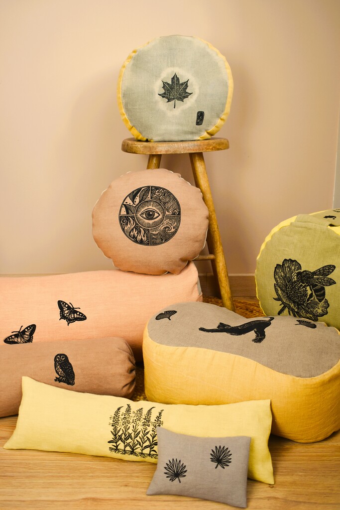 coussin de méditation naturel. Coussin de yoga naturel et confortable